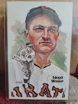 Perez-Steele (#107 Lloyd Warner) Baseball Postcard