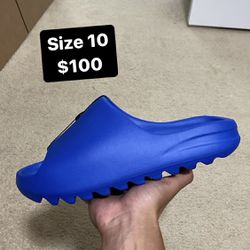 Size 10 - Adidas Yeezy Slide Blue Azure 