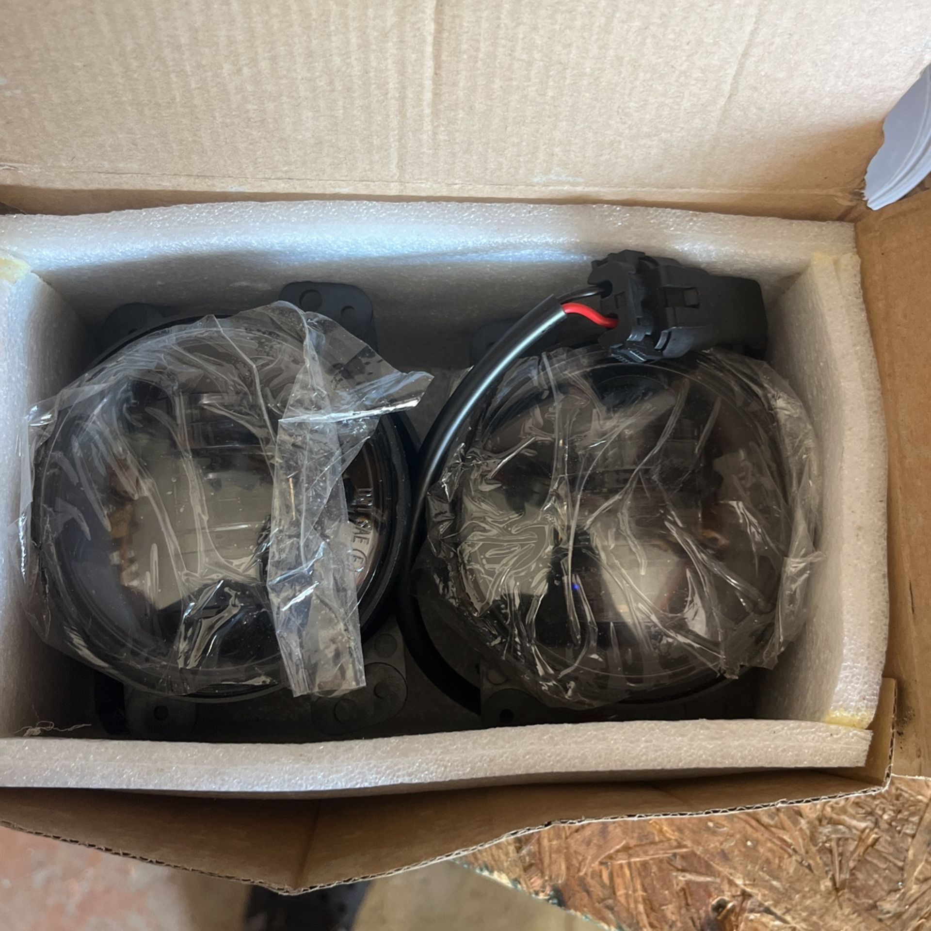 Jeep Wrangler LED Projector Fog Lights Driving Lamps