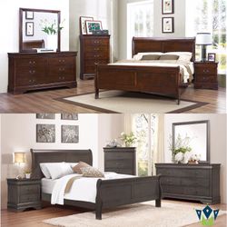 4-PCS Queen Size Bedroom Set In Offer 🔥🔥🔥