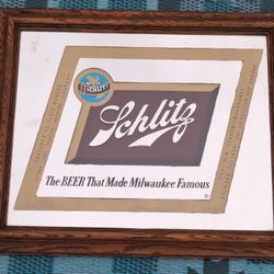Schlitz Beer Sign Mirror