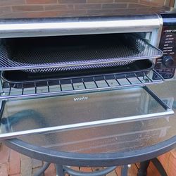 Airfryer sp101 flip up design Ninja Digital Air fryer and toaster oven  flip design used 3 times