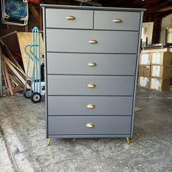 Grey Wood Dresser DELIVERY AVAILABLE 