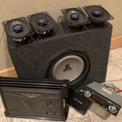 Complete Audio Setup w Subwoofer