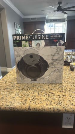 Prime Cuisine Hot Pot Grill Combo With Lid