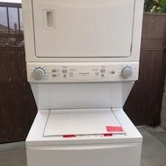 Frigidaire Stackable Laundry Center Washer and Gas Dryer Combo