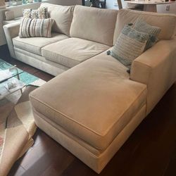 Macy’s Jonathan Luis Modern L-Shape Sofa with Reversible Chaise