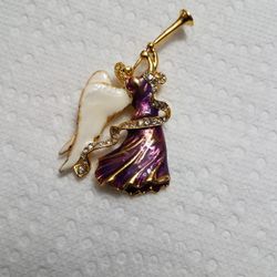 Christmas Angel Brooch