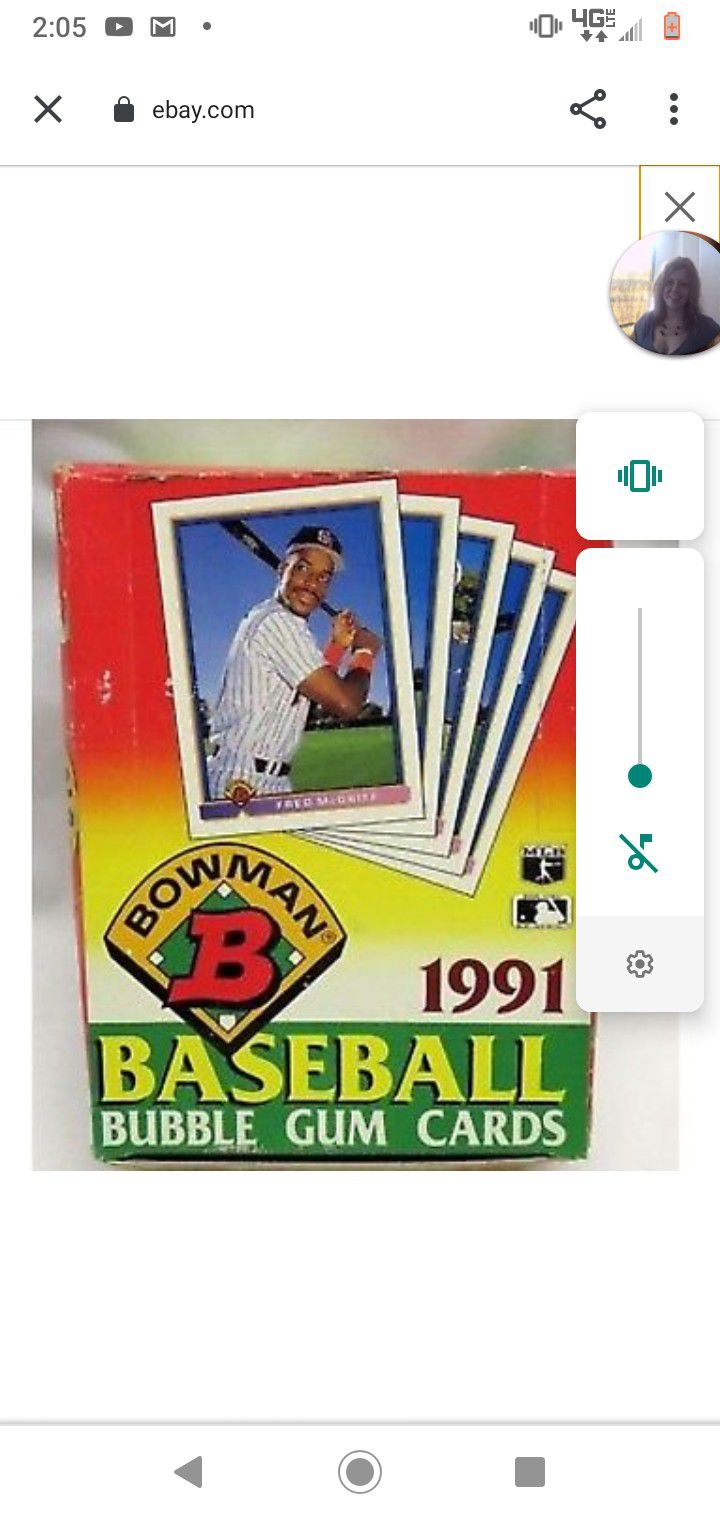 1991 Bowman baseball cards