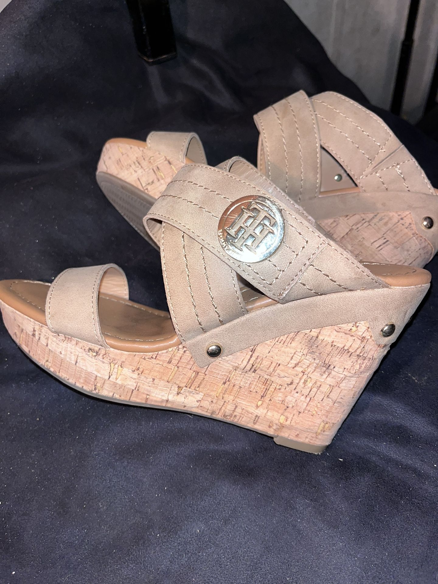 Tommy Hilfiger Strap Wedge Sandals