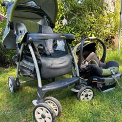 Chicco Stroller and Car Seat Combo - $10