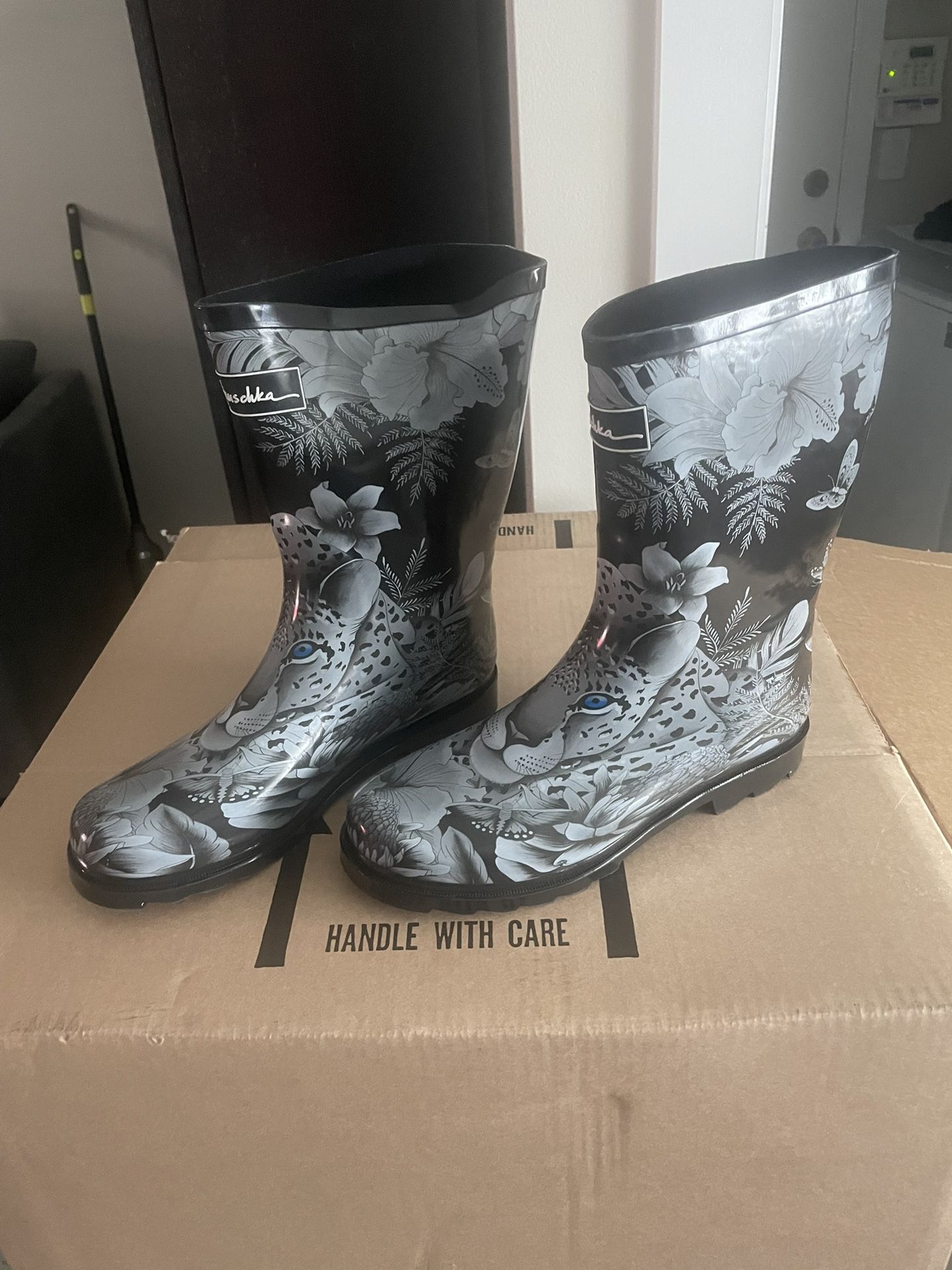 Anuschka Rain Boots Size 10