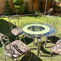 Dining Glass Table Set 