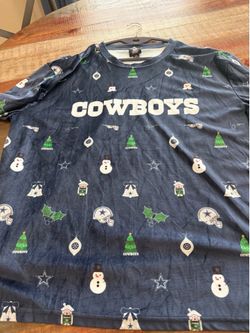 Dallas Cowboys Christmas Pajama Shirt XXL