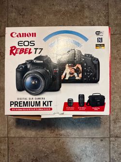 Canon Eos Rebel T7 premium kit