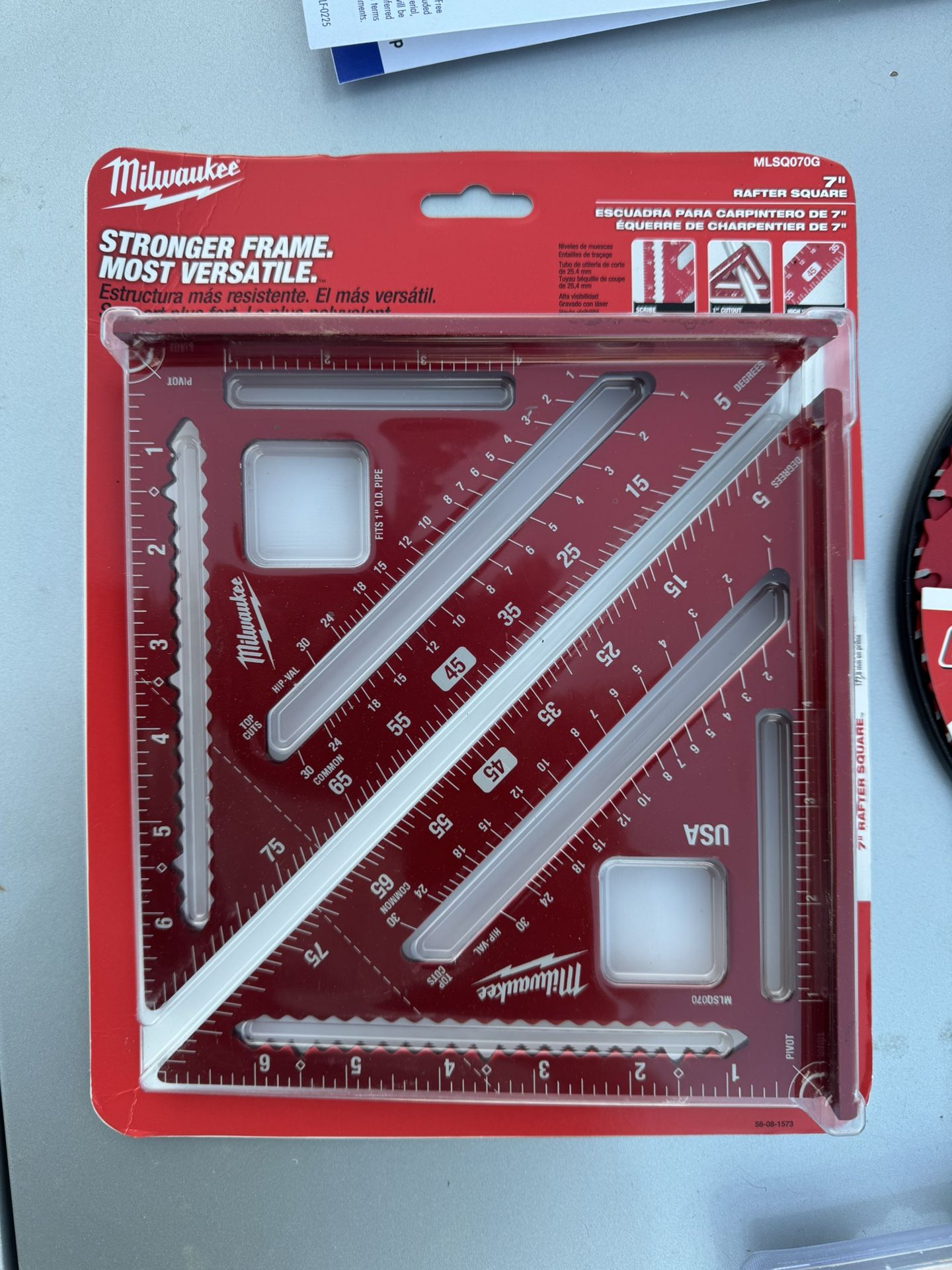 Milwaukee 2pqck Rafter Square 7 Inch
