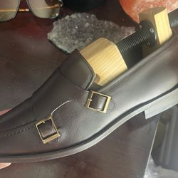 Della Paire, Fine Italian Leather - Mens Loafers size 7
