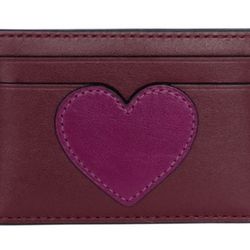 Coach Leather Slim ID Credit Card Wallet