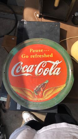 Coke cola vintage sign