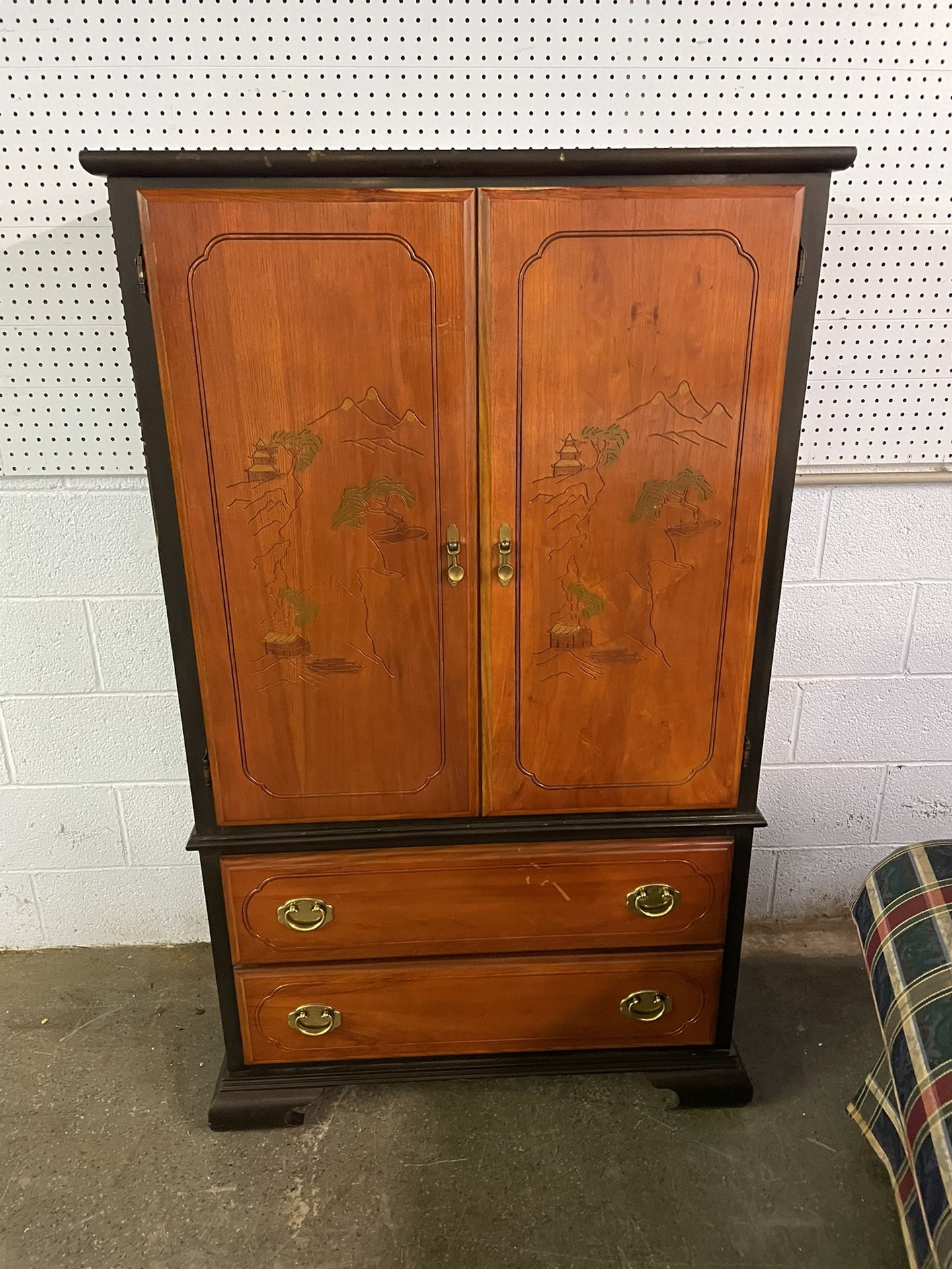 mahogany wardrobe closet