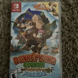 Donkey Kong Country Tropical Freeze Nintendo switch 