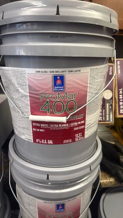 Sherwin Williams ProMar 400 semigloss WHITE