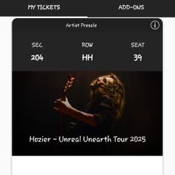 Hozier Ticket