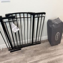 Baby Gate & Graco Baby Crib Sleeper With Changing Station 
