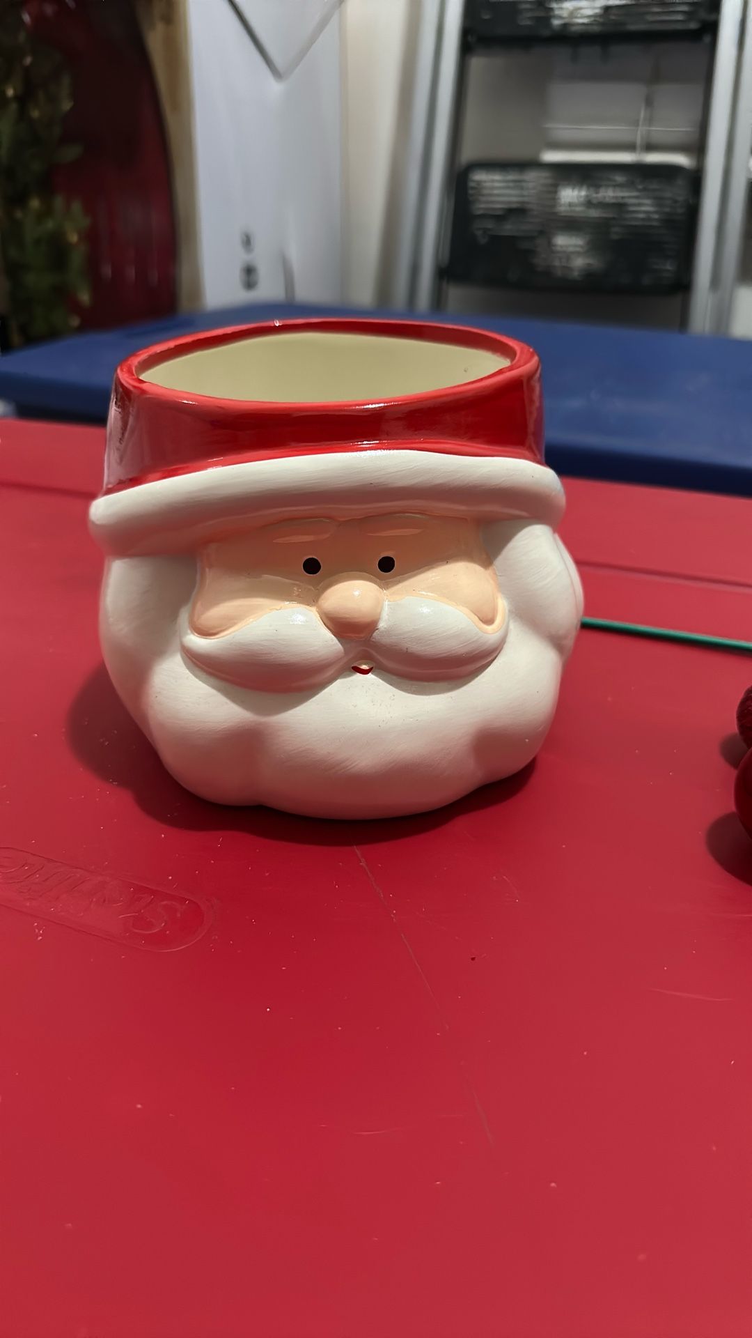Christmas Santa Vase 