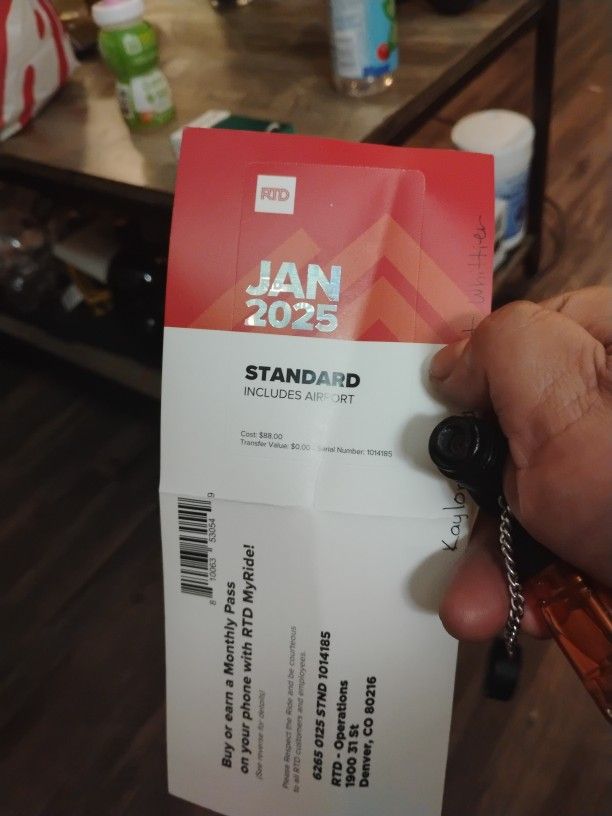2 January Bus Passes 60 Each