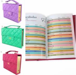 Biblia Cartera con Broche Magnético Compacta RV1960, imit piel con asa de mano