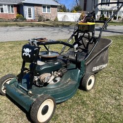 Homemade Craftsman Gas Push Lawnmower Electric Start Youtuber Project