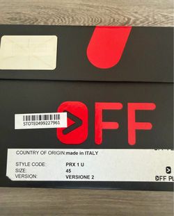Off play sneakers size 12.5