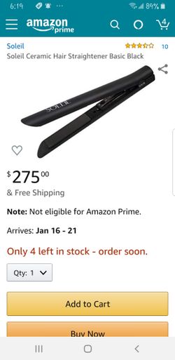 Soleil hair straightener