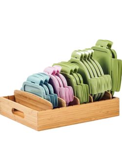 Food Container Lid Organizer