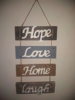 Rustic wooden signs
