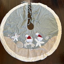 Pier one Christmas Tree Skirt 
