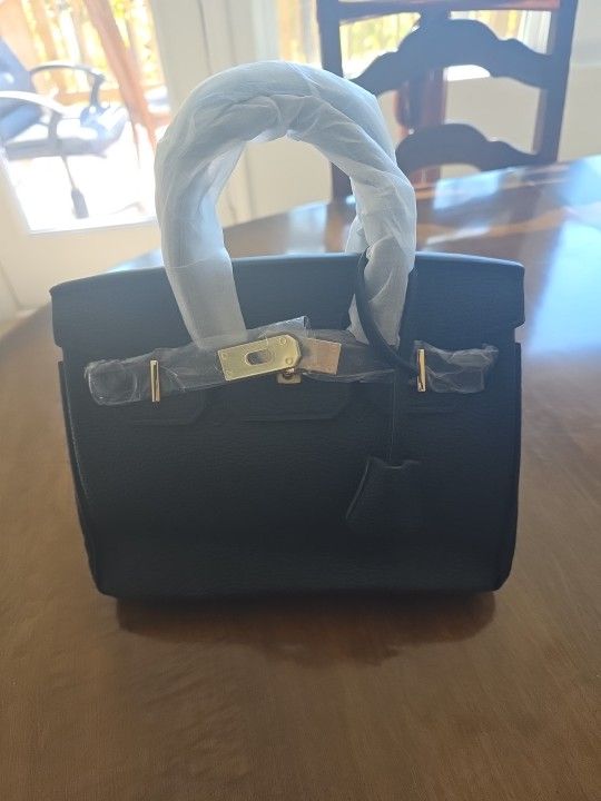 Hermes Togo Birkin 35 Handbag In Noir Black Gold Hardware
