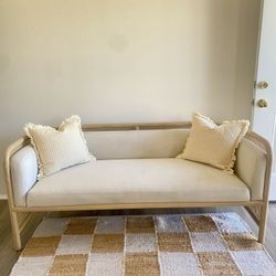 Crate and Barrel Arched Sofa 