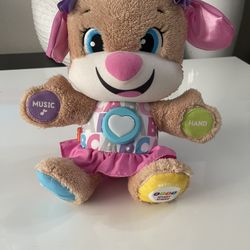 Baby Press and Play Light Up Music Talk Activity Bear