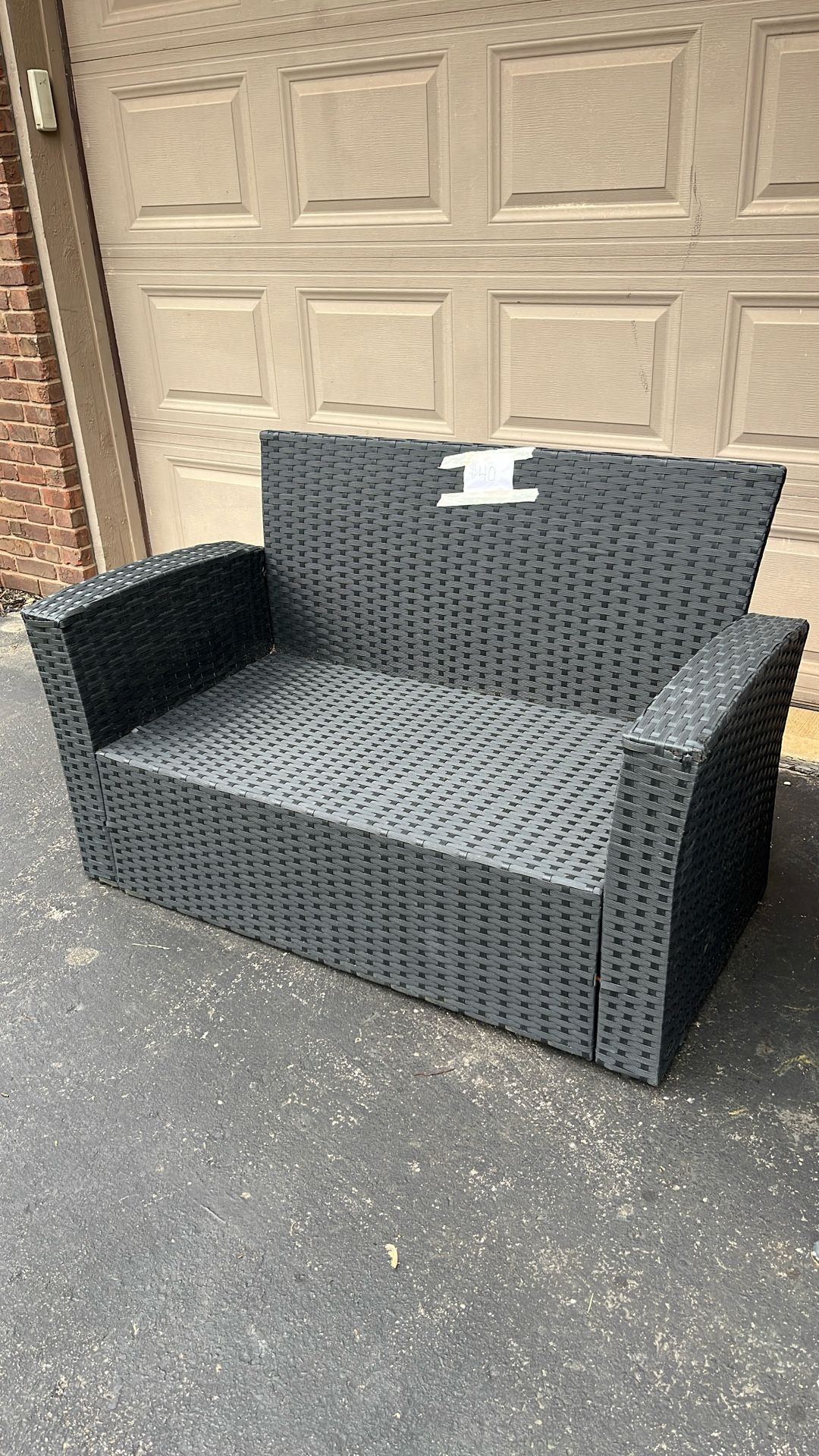 Black Outdoor Couch