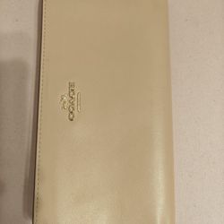 Coach Beige Wallet