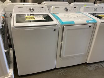 New Samsung washer and dryer gas set