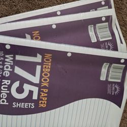 Composition Books and Paper