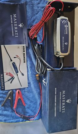 Brand New! Maserati Battery Charger Tender Conditioner Trickle Charger