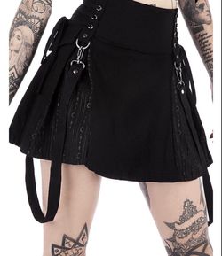 Gothic mini skirt