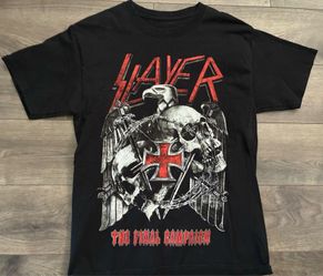 Slayer The Final World Tour T Shirt 2019 Medium USA Death Metal Rock Concert Tee