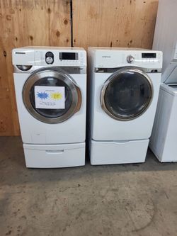 🇺🇸4th of July Sale! Samsung Front Load Electric Washer Dryer Set - Warranty Included