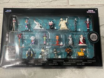 Disney THE NIGHTMARE BEFORE CHRISTMAS Nano Metal figures 20 Piece