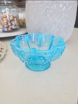 Fenton Hobnail Candy Dish